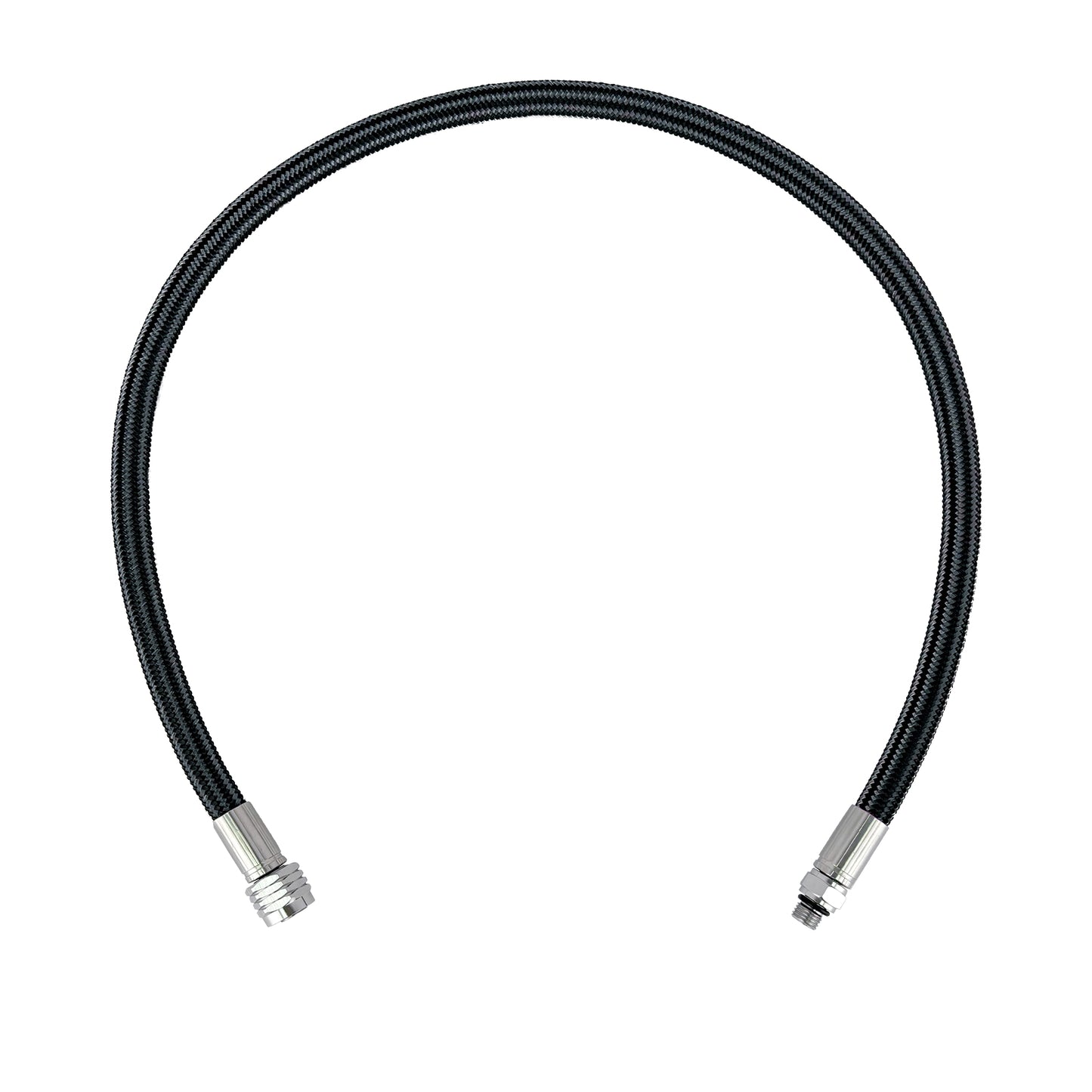 HOTDIVE Hi-flex Colorful Braided Low Pressure Second Stage Hose