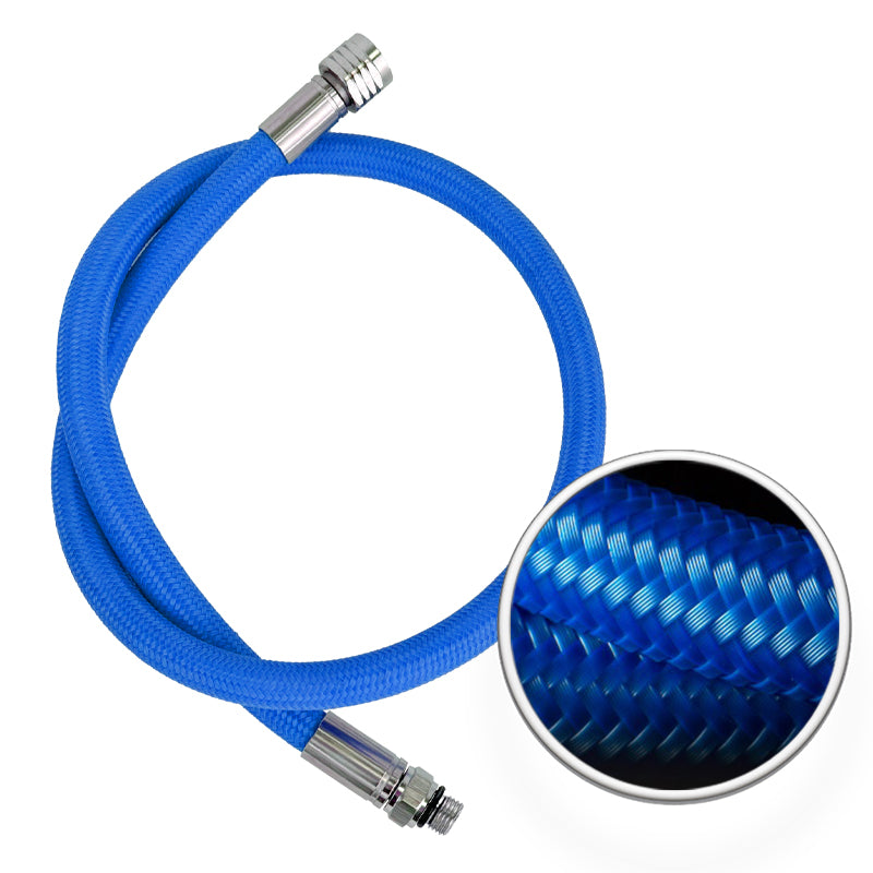 HOTDIVE Hi-flex Colorful Braided Low Pressure Second Stage Hose