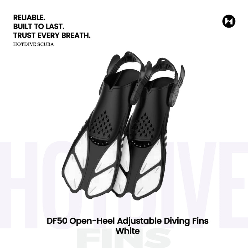 DF50 Open-Heel Adjustable Diving Fins - 5