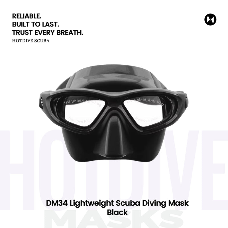 DM34 Lightweight Scuba Diving Mask - 1