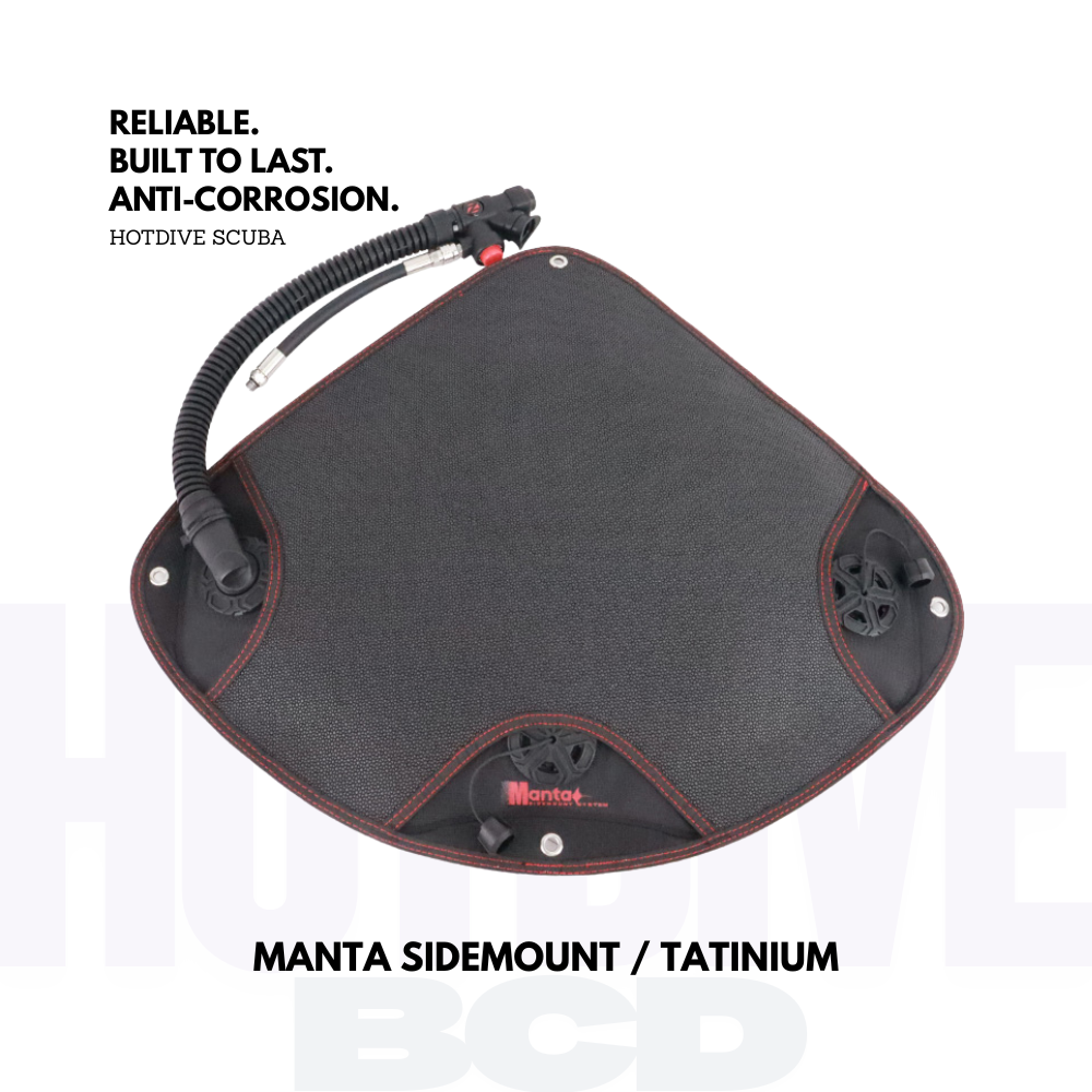 Hotdive Scuba 35lbs Manta Sidemount BCD / Titanium Hardware