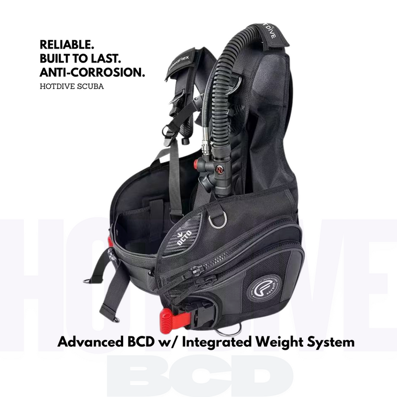 Hotdive Scuba Eduraflex Advanced BCD w/ Integrated Weight System - 1