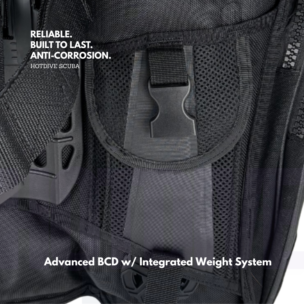 Hotdive Scuba Eduraflex Advanced BCD w/ Integrated Weight System