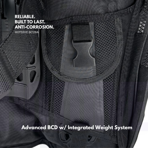 Hotdive Scuba Eduraflex Advanced BCD w/ Integrated Weight System