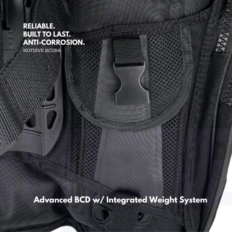 Hotdive Scuba Eduraflex Advanced BCD w/ Integrated Weight System - 2