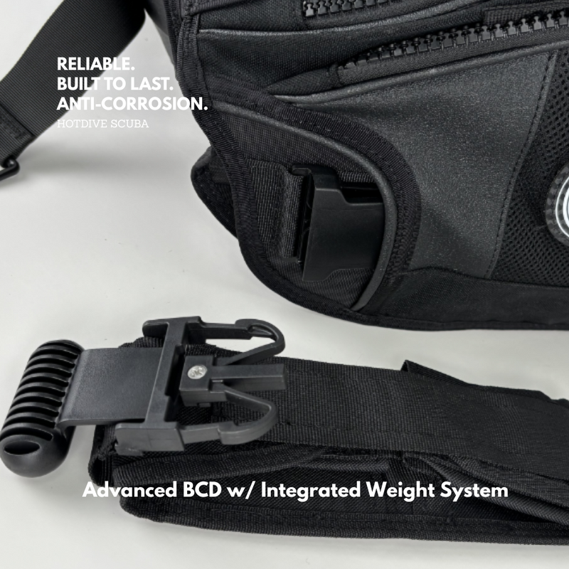 Hotdive Scuba Eduraflex Advanced BCD w/ Integrated Weight System - 3