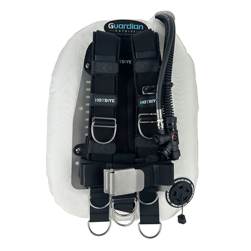 HOTDIVE Tech Diving Donut BCD with Single Tank Quick Adjustable Hard Harness - 12