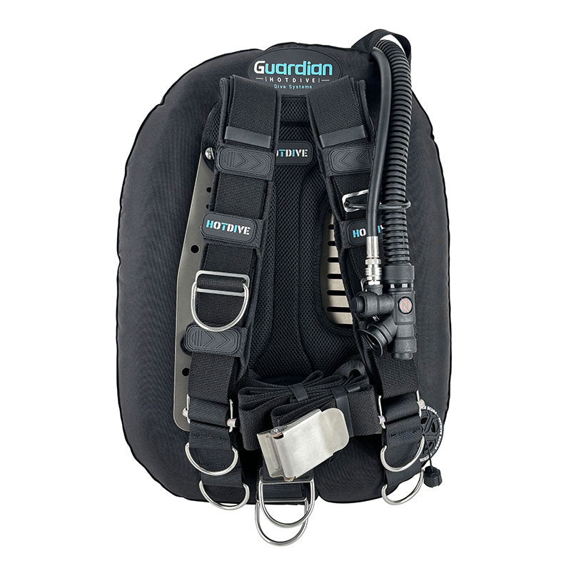 HOTDIVE Tech Diving Donut BCD with Single Tank Quick Adjustable Hard Harness - 16