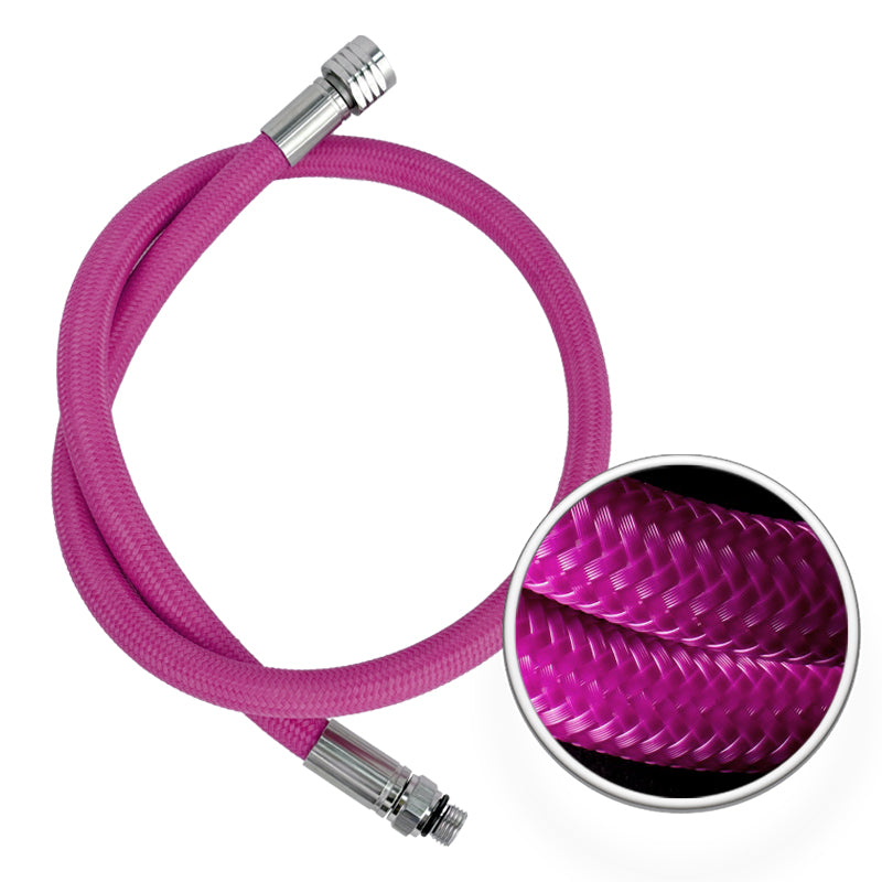 HOTDIVE Hi-flex Colorful Braided Low Pressure Second Stage Hose