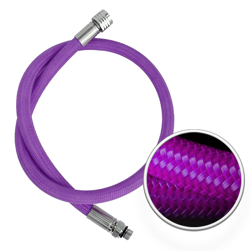 HOTDIVE Hi-flex Colorful Braided Low Pressure Second Stage Hose
