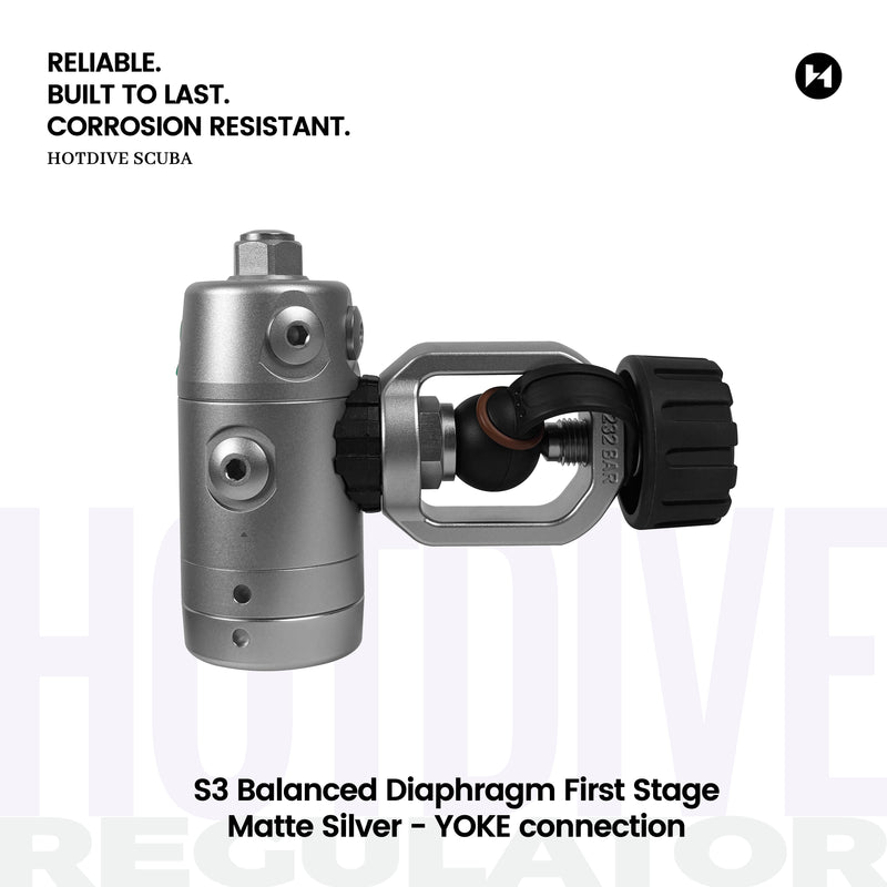 S3 Balanced Diaphragm First Stage - 4