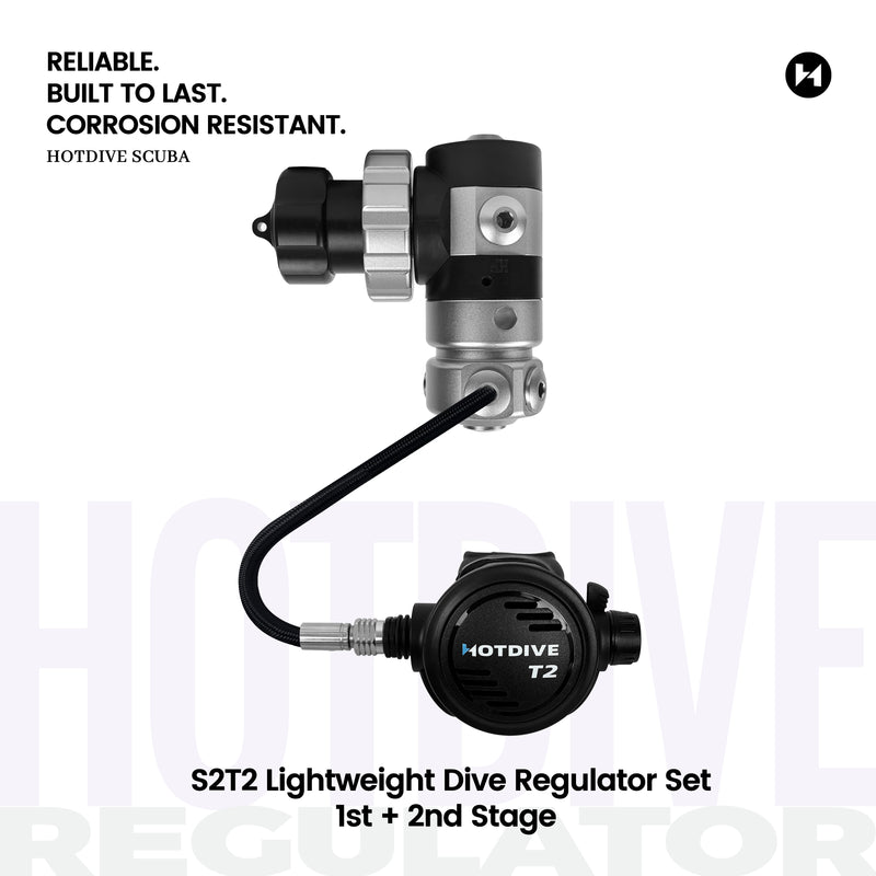 S2T2 Lightweight Dive Regulator Set - 5
