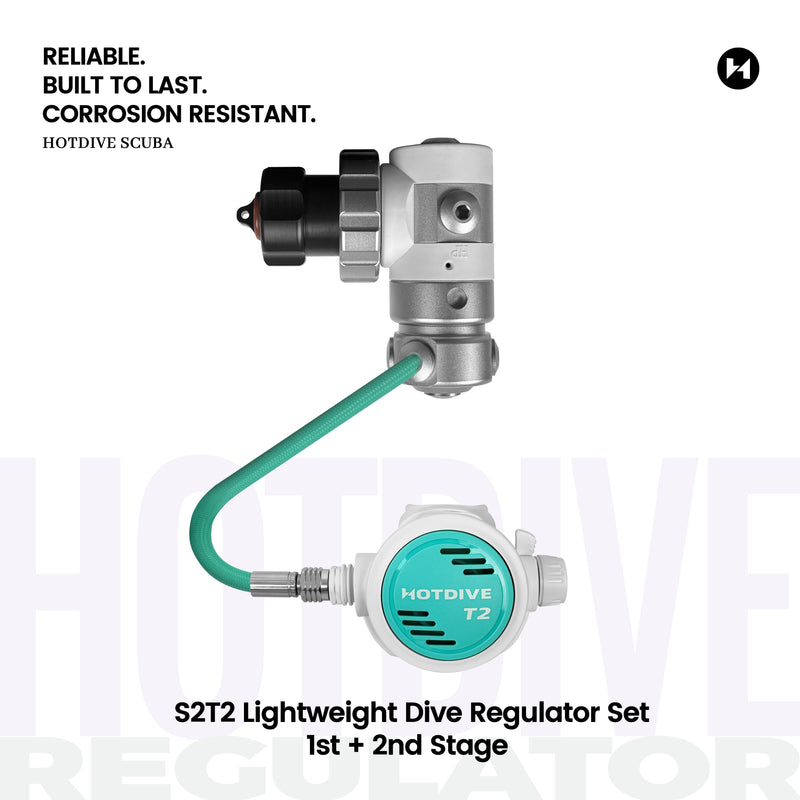 S2T2 Lightweight Dive Regulator Set - 27