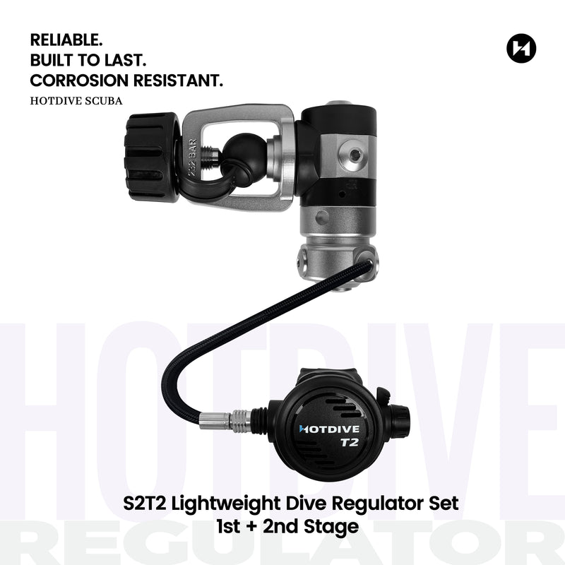 S2T2 Lightweight Dive Regulator Set - 6