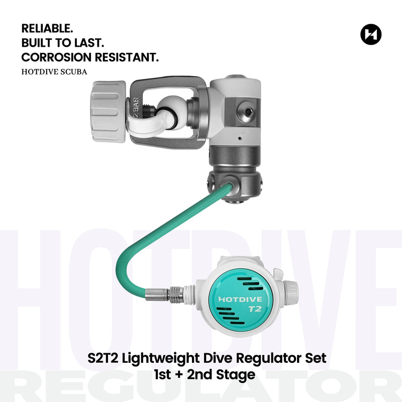 S2T2 Lightweight Dive Regulator Set - 28