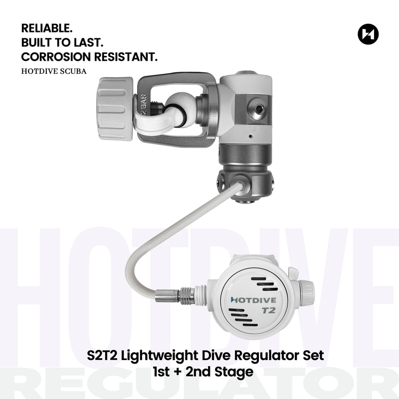 S2T2 Lightweight Dive Regulator Set - 18