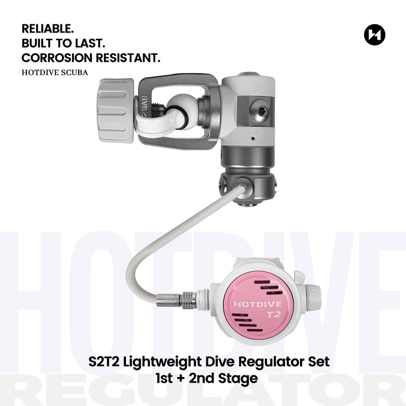 S2T2 Lightweight Dive Regulator Set - 30