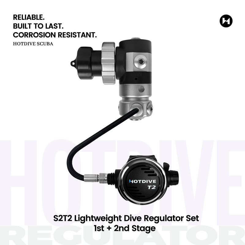 S2T2 Lightweight Dive Regulator Set - 11