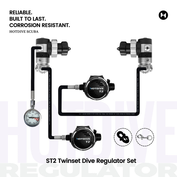 ST2 Twinset Dive Regulator Set