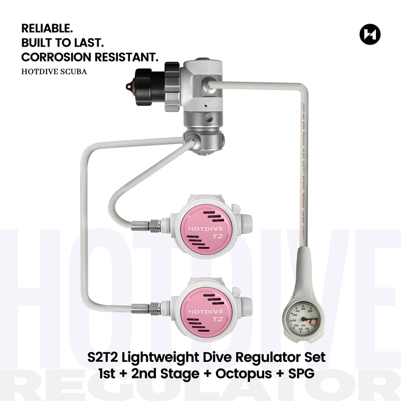 S2T2 Lightweight Dive Regulator Set - 21