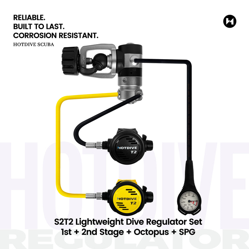 S2T2 Lightweight Dive Regulator Set - 2