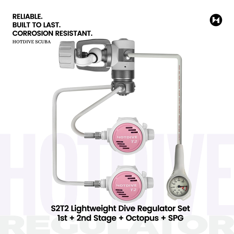 S2T2 Lightweight Dive Regulator Set - 22