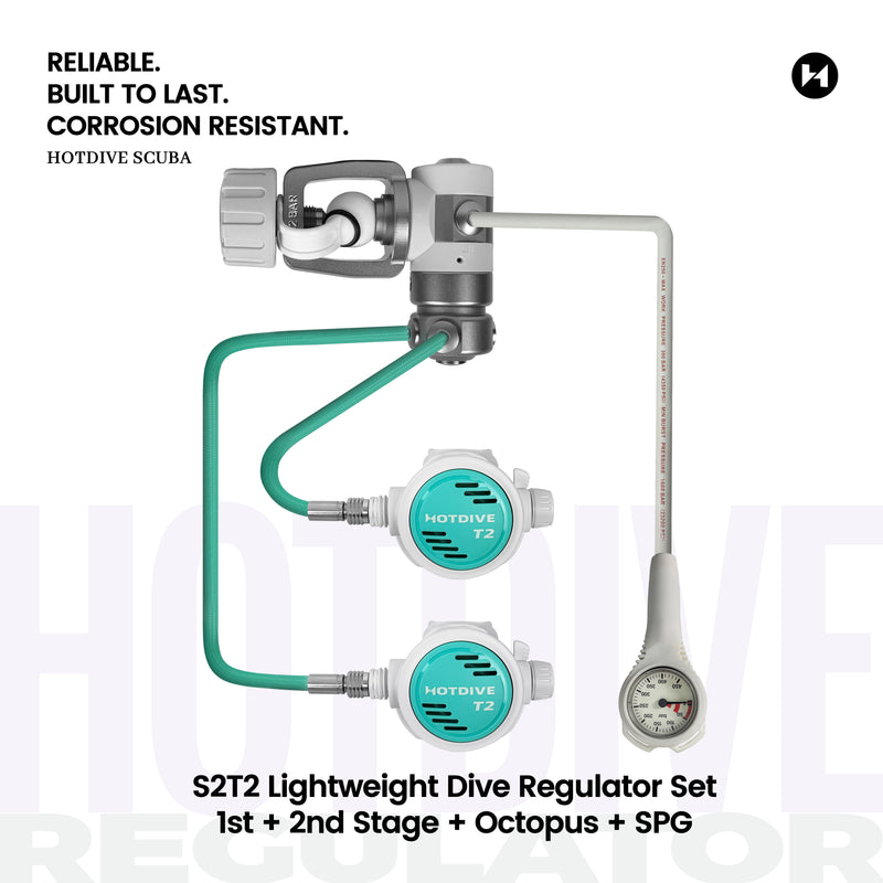 S2T2 Lightweight Dive Regulator Set - 20