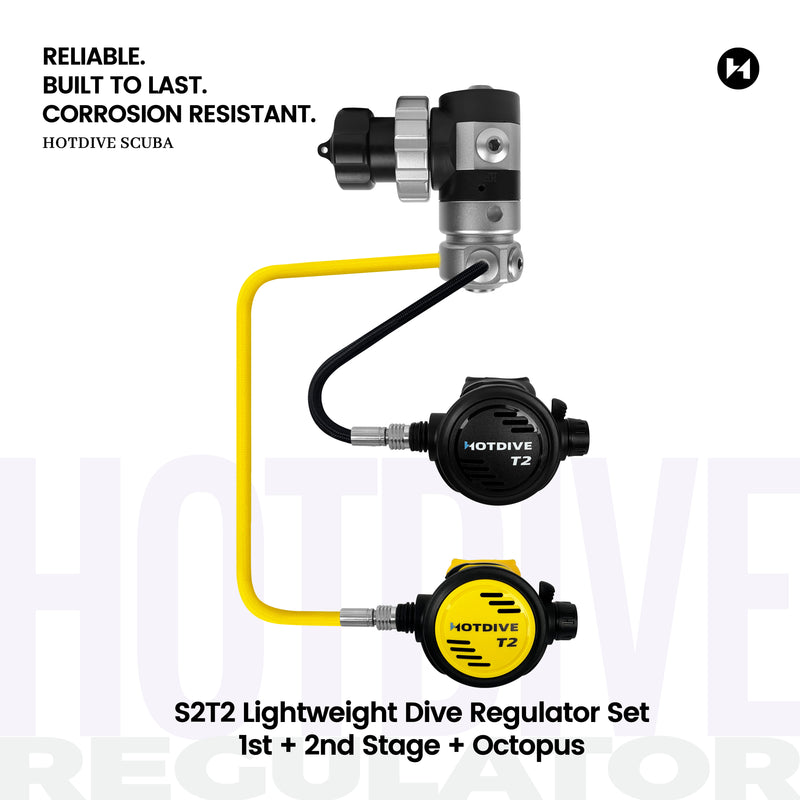 S2T2 Lightweight Dive Regulator Set - 3