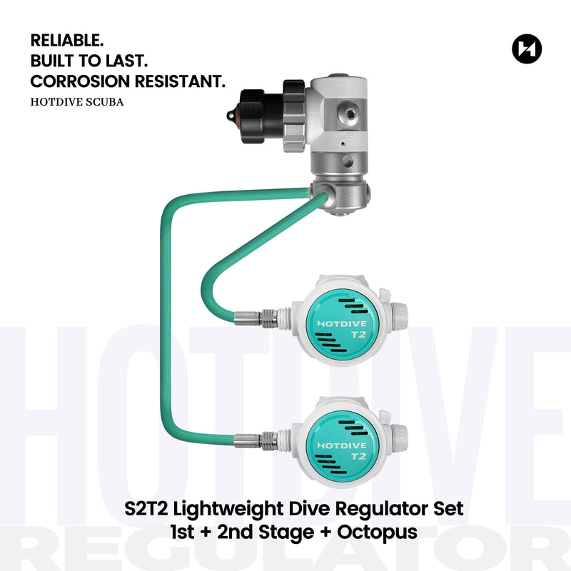 S2T2 Lightweight Dive Regulator Set - 23