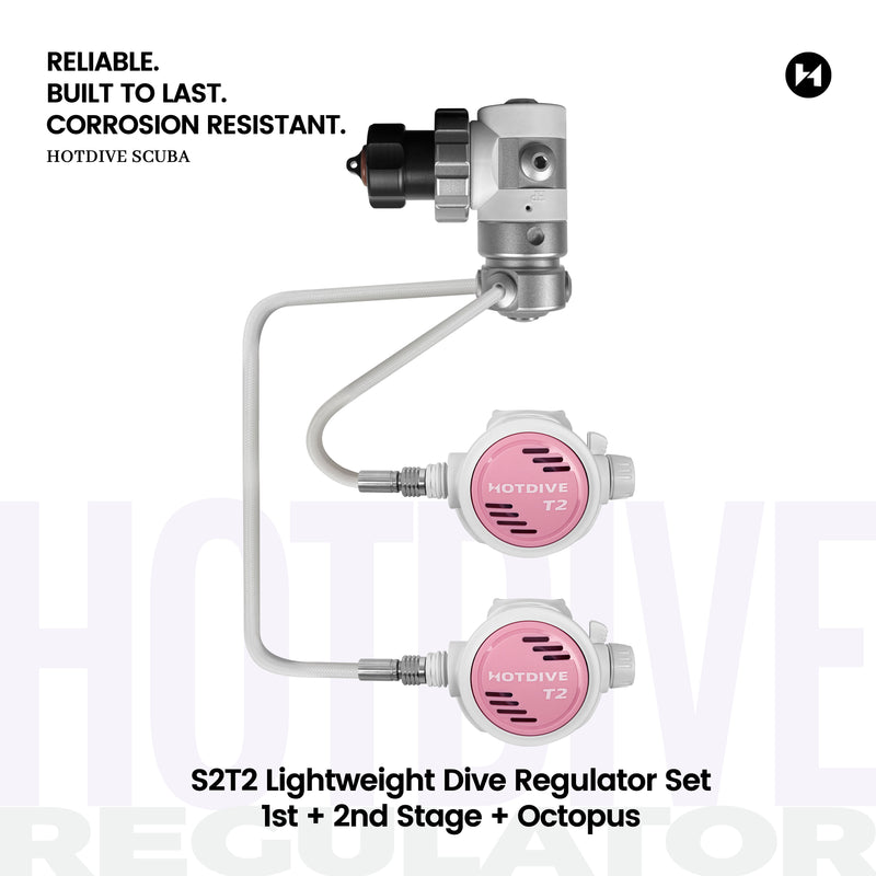 S2T2 Lightweight Dive Regulator Set - 25