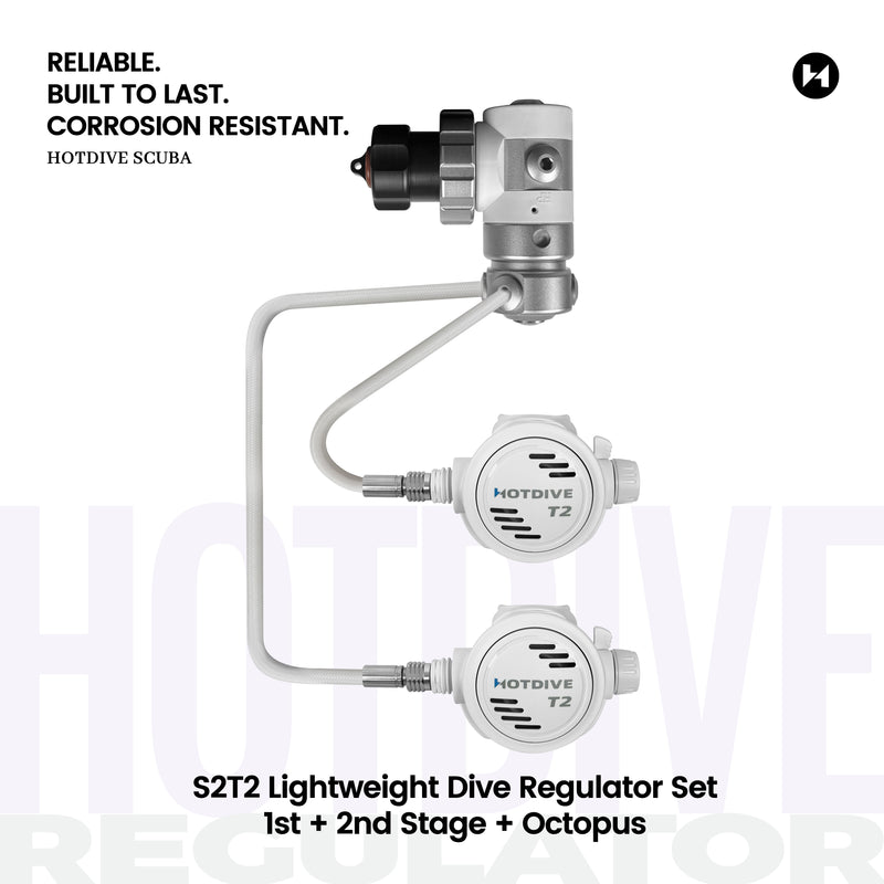 S2T2 Lightweight Dive Regulator Set - 15