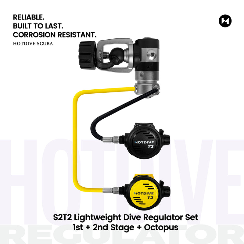 S2T2 Lightweight Dive Regulator Set - 4