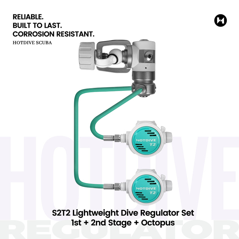 S2T2 Lightweight Dive Regulator Set - 24