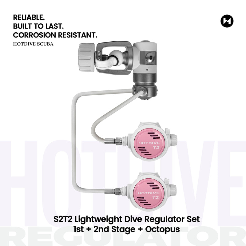 S2T2 Lightweight Dive Regulator Set - 26