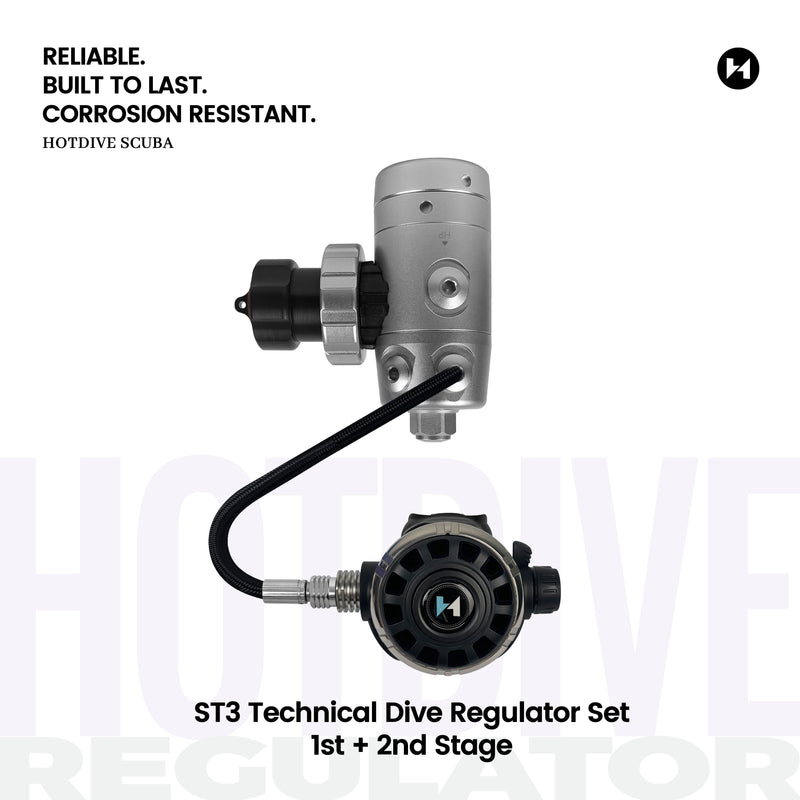ST3 Technical Dive Regulator Set - 9