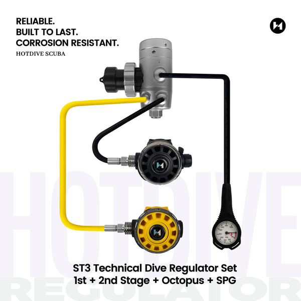 ST3 Technical Dive Regulator Set