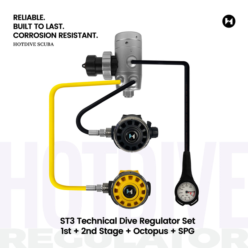 ST3 Technical Dive Regulator Set - 1