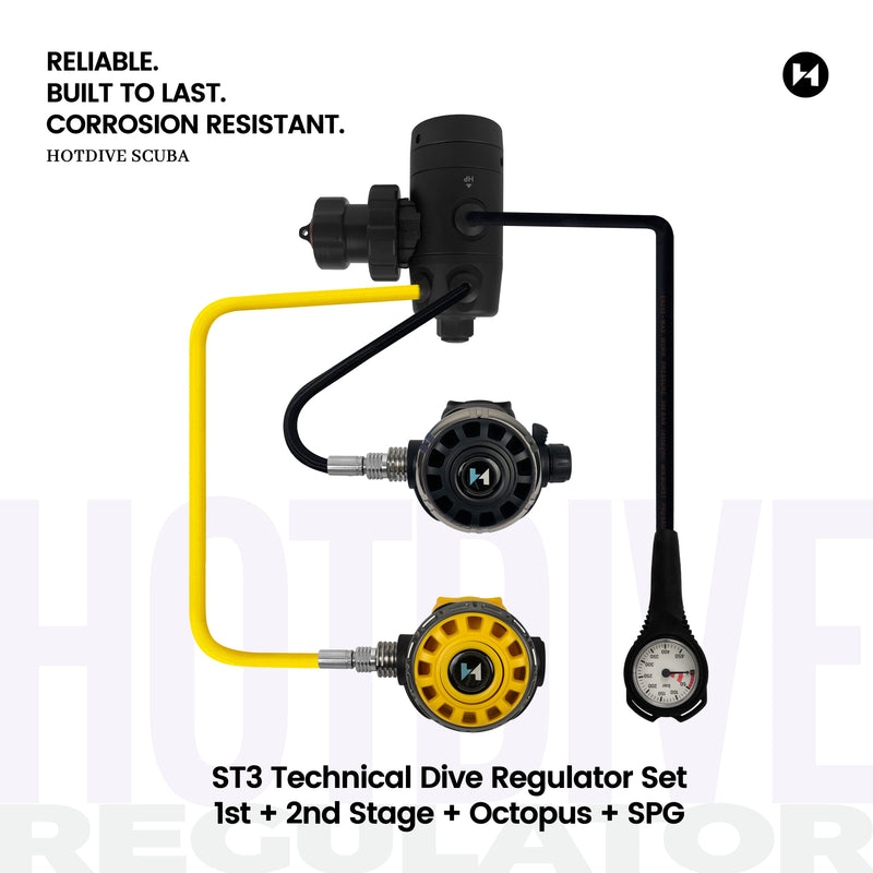 ST3 Technical Dive Regulator Set - 3