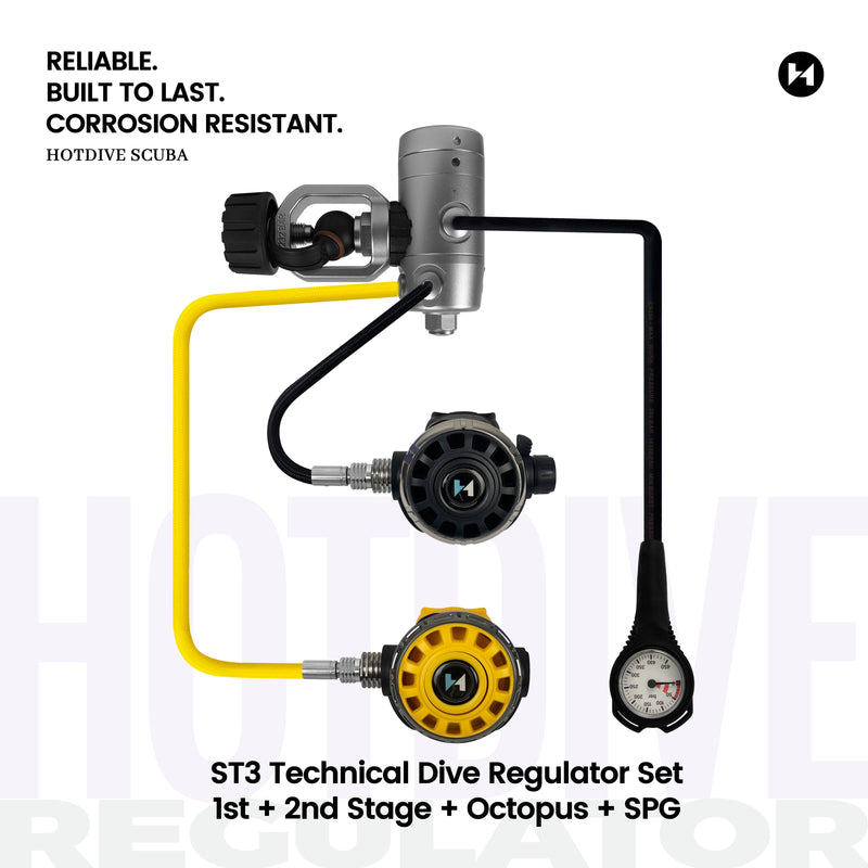 ST3 Technical Dive Regulator Set - 2
