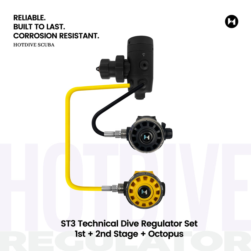 ST3 Technical Dive Regulator Set - 6