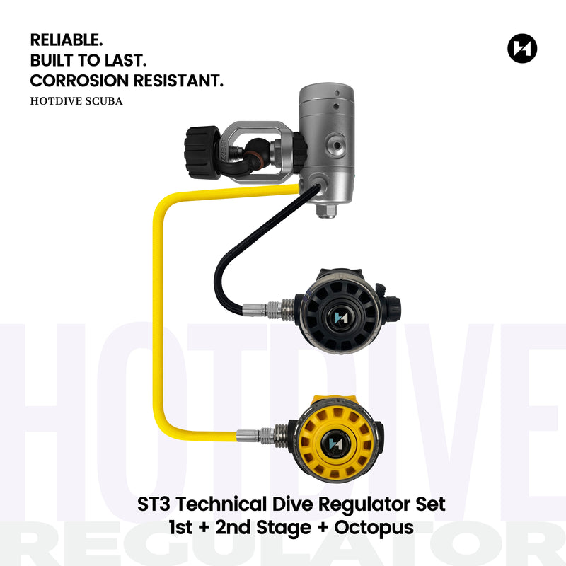 ST3 Technical Dive Regulator Set - 7