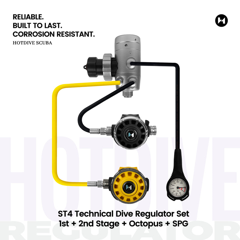 ST4 Technical Dive Regulator Set - 1