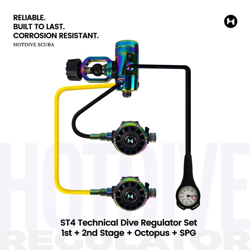 ST4 Technical Dive Regulator Set - 5