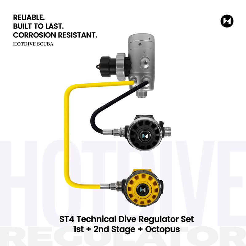 ST4 Technical Dive Regulator Set - 7