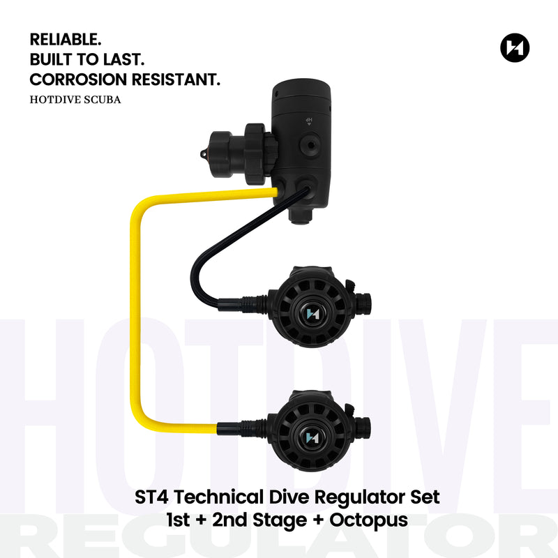 ST4 Technical Dive Regulator Set - 11