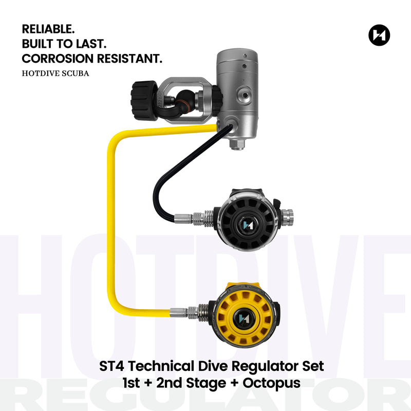 ST4 Technical Dive Regulator Set - 8