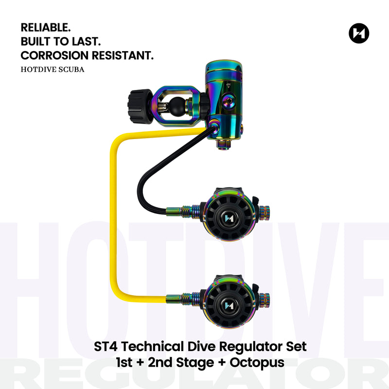 ST4 Technical Dive Regulator Set - 10