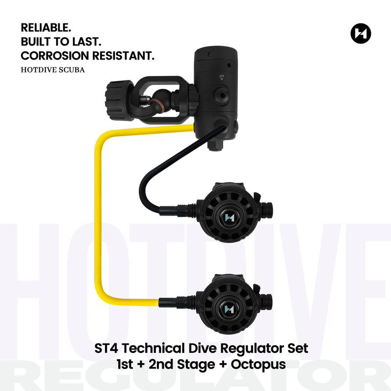 ST4 Technical Dive Regulator Set - 12