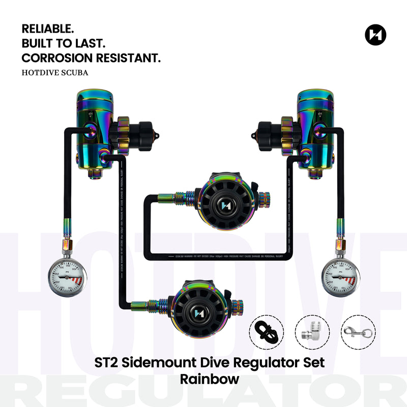 ST4 Sidemount Dive Regulator Set - 2