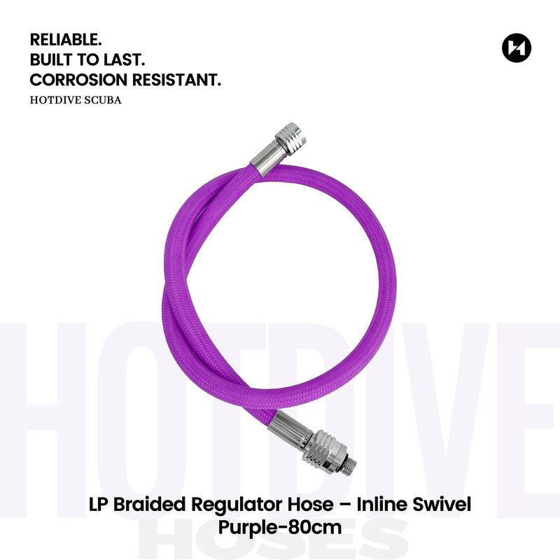 LP Braided Regulator Hose – Inline Swivel - 67